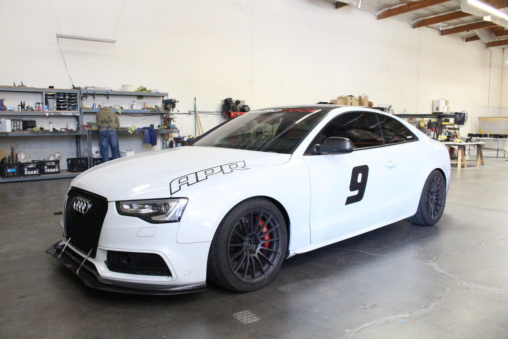 Audi S5 / RS5 Stock Bumper Carbon Fiber Front Wind Splitter 2013-2016-Front Wind Splitter-Grocery Getter Performance