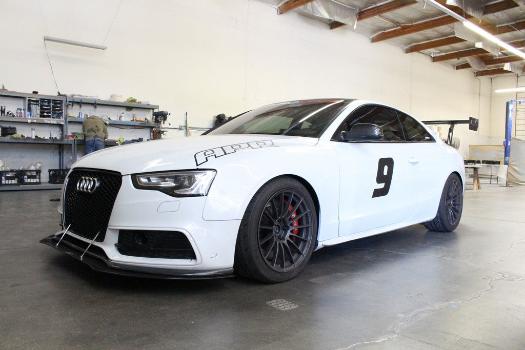 Audi S5 / RS5 Stock Bumper Carbon Fiber Front Wind Splitter 2013-2016-Front Wind Splitter-Grocery Getter Performance