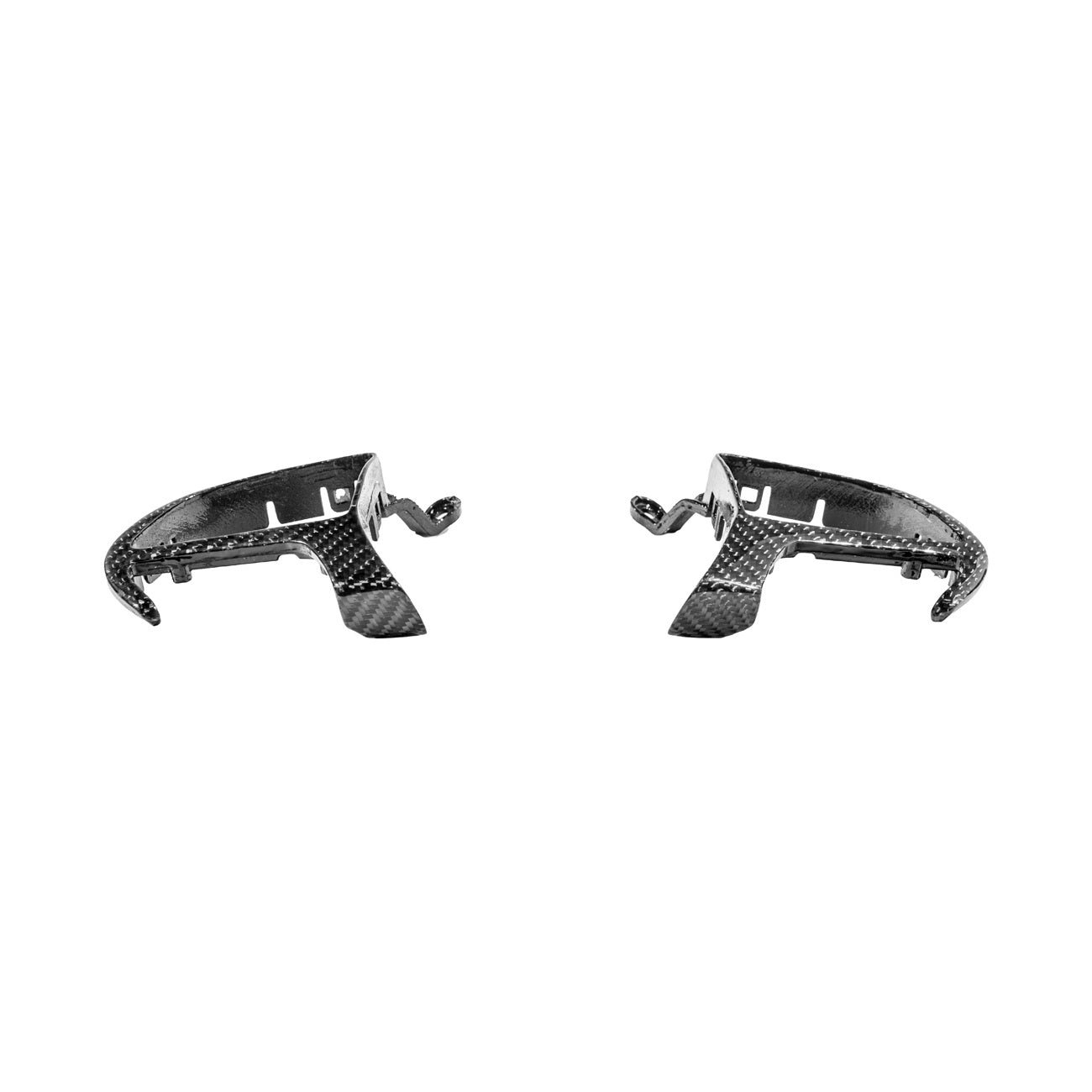2015-Up Dodge Charger Challenger Durango Carbon Fiber Steering Wheel Button Trim Bezel Replacements