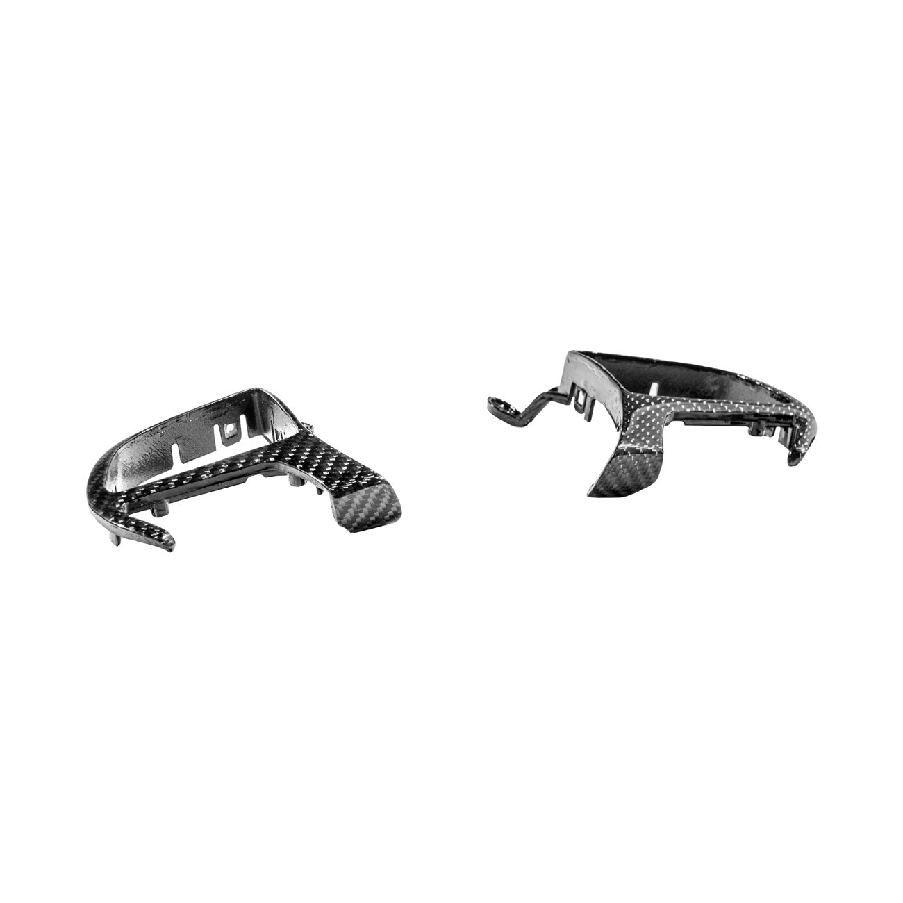 2015-Up Dodge Charger Challenger Durango Carbon Fiber Steering Wheel Button Trim Bezel Replacements