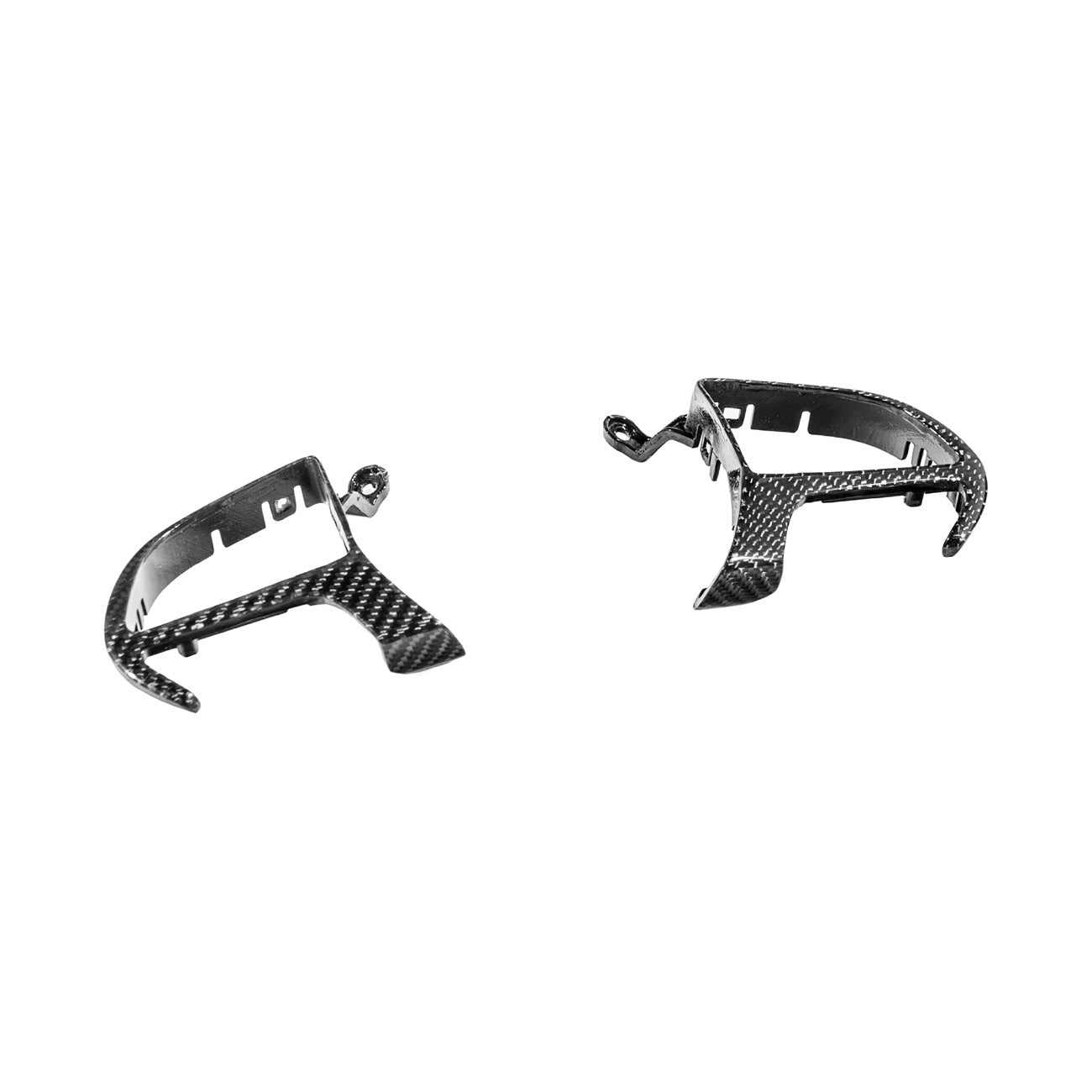 2015-Up Dodge Charger Challenger Durango Carbon Fiber Steering Wheel Button Trim Bezel Replacements
