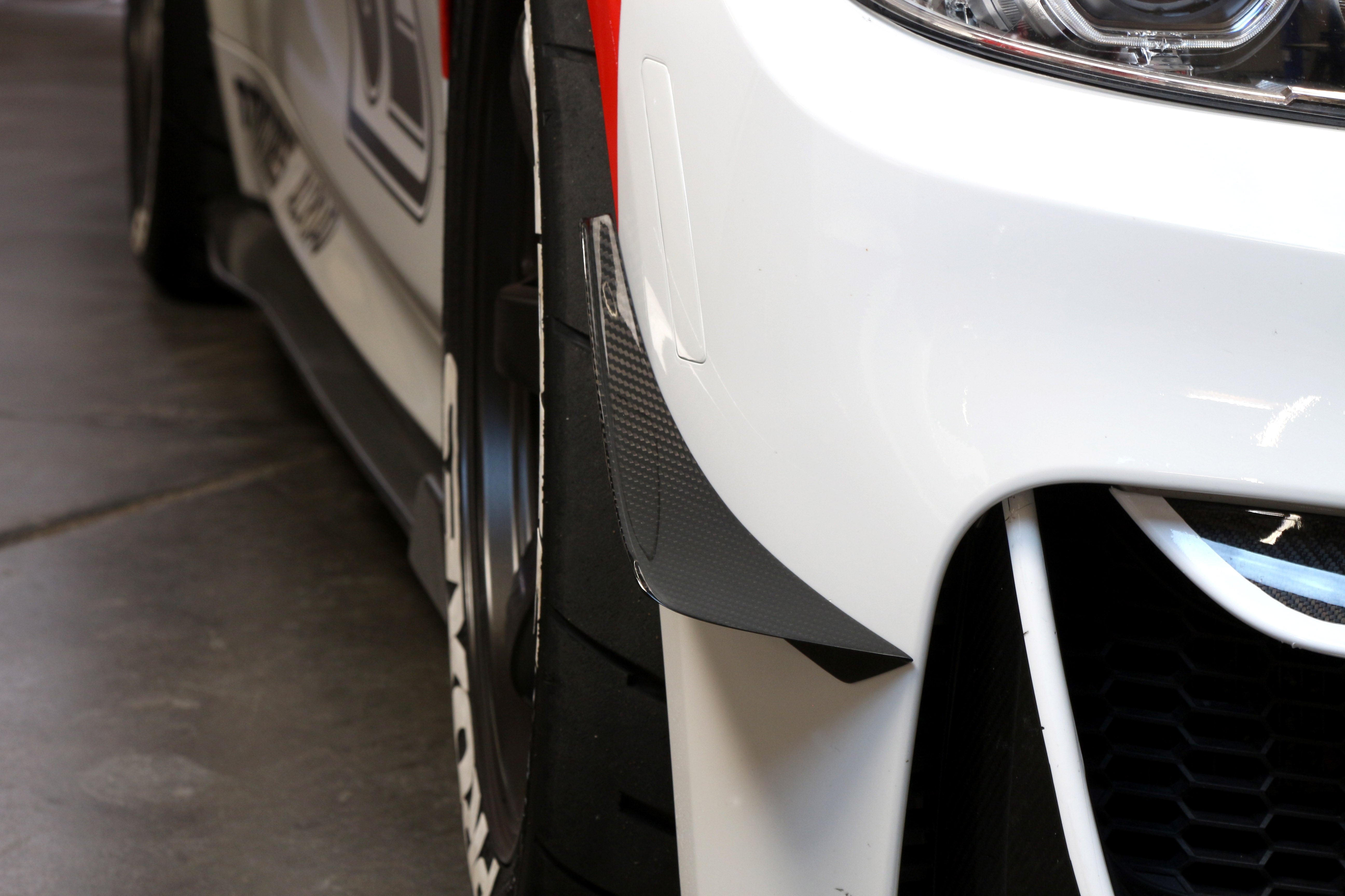 BMW F82 M4 / F80 M3 Carbon Fiber Front Bumper Canards-Front Bumper Canards-Grocery Getter Performance