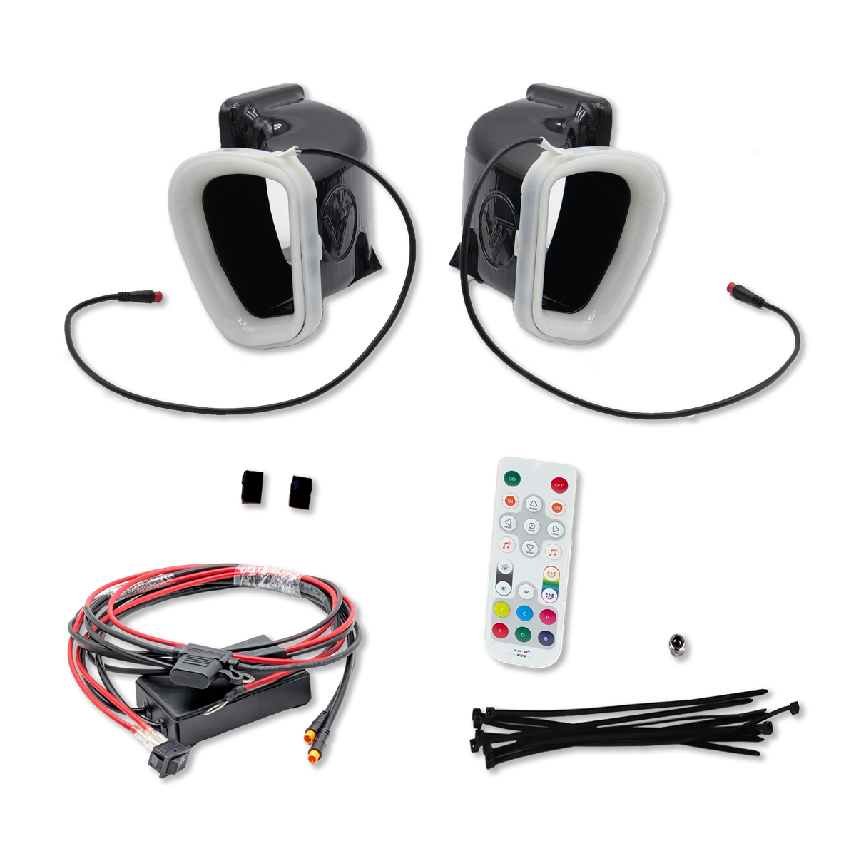 2014-2021 BMW F22 (2-Series) and 2012-2019 BMW F20/F21 (1-Series) Dual BIG MOUTH LIT KIT Ram Air Intake Snorkels - product image 1