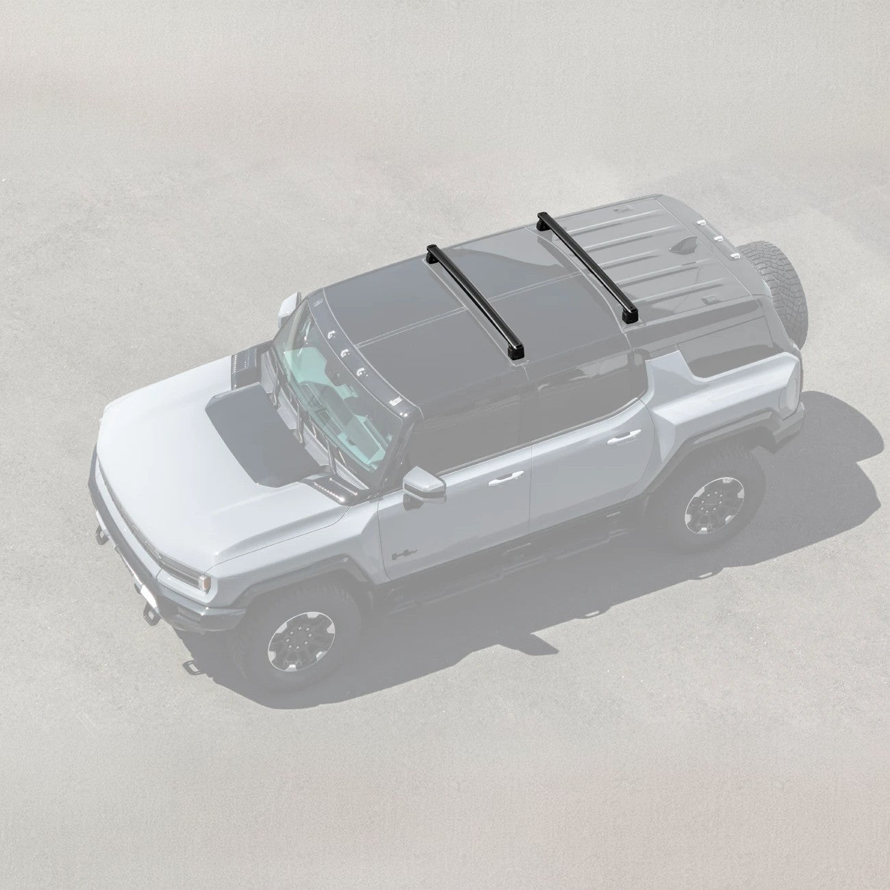 2022-Up GMC Hummer EV | Aluminum Roof Mounted Cargo & Luggage Cross Rail Rack