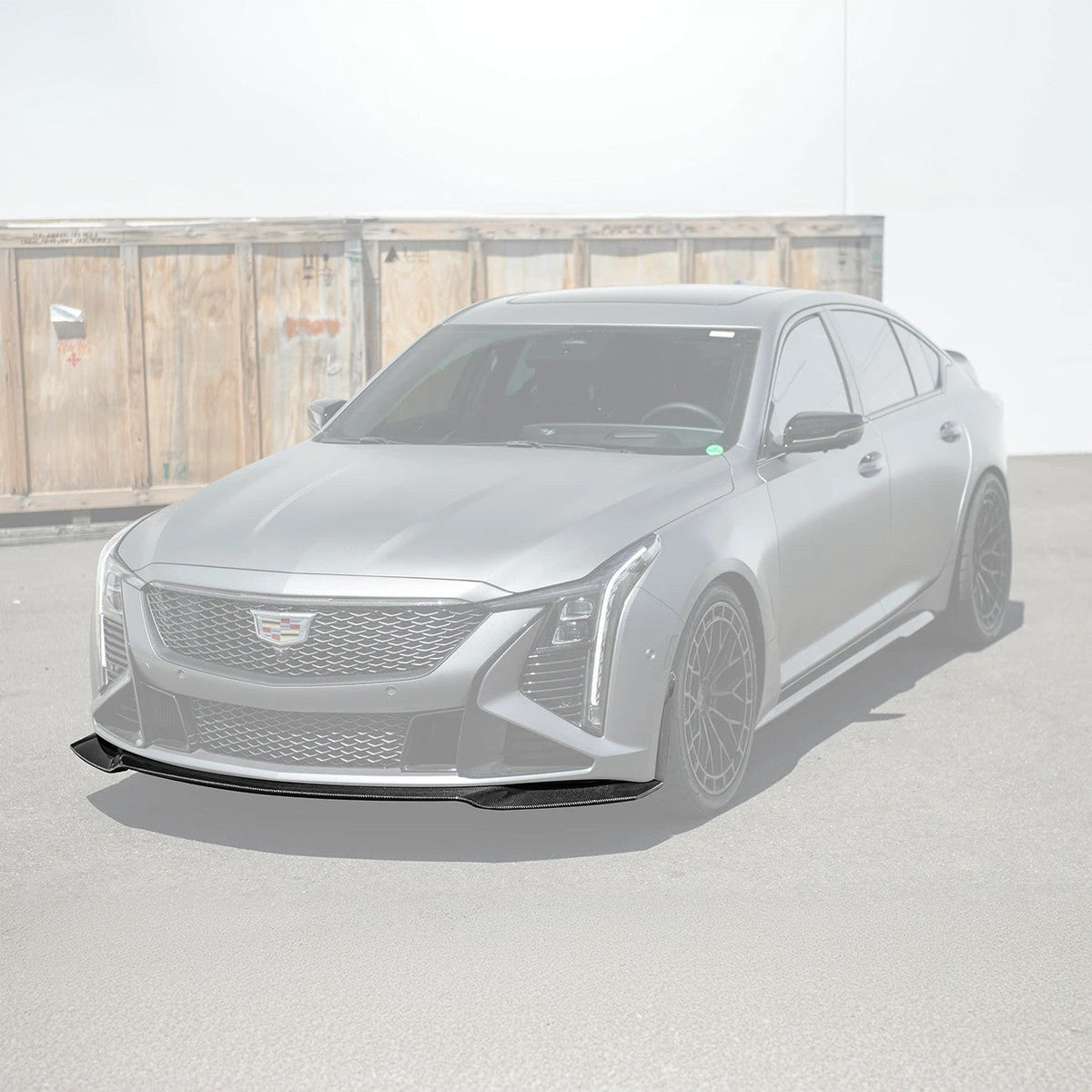 2025-Up Cadillac CT5-V Blackwing | Factory Dry Carbon Fiber Front Lip Splitter