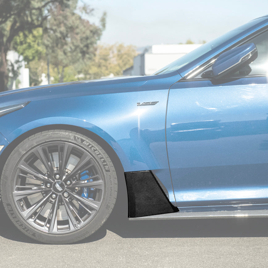 2020-Up Cadillac CT5-V Blackwing | Dry Carbon Fiber Side Fender Lower Piece