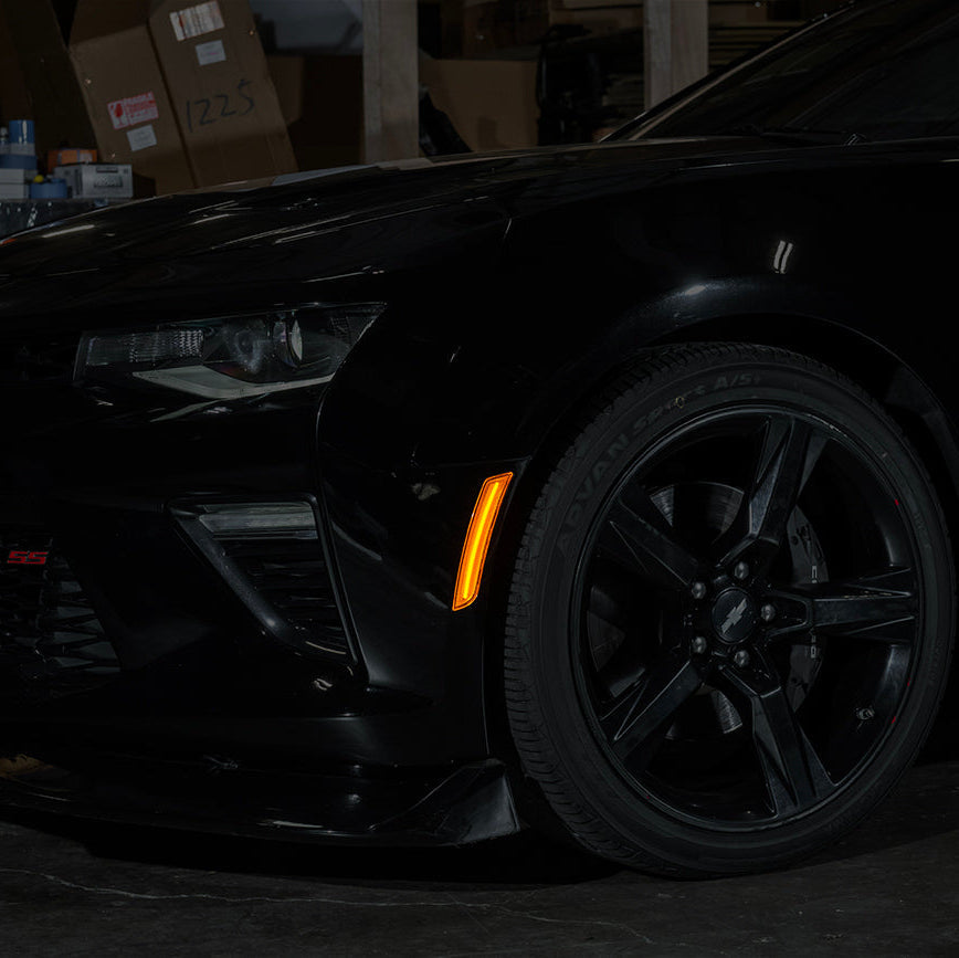 2016-24 Chevrolet Camaro | Front Bumper Amber LED Side Marker Lights