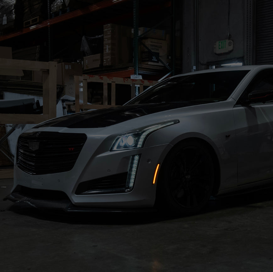 2014-19 Cadillac ATS & CTS | Front Bumper Amber LED Side Marker Lights