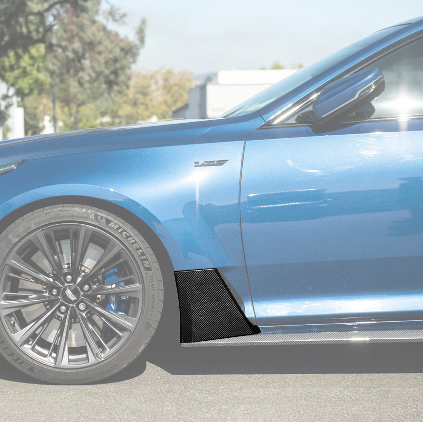 2020-Up Cadillac CT5-V Blackwing | Dry Carbon Fiber Side Fender Lower Piece