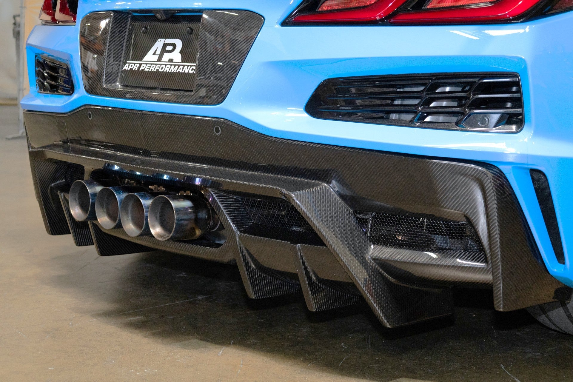 Chevrolet Corvette C8 Z06, ERAY, ZR1 Carbon Fiber Rear Diffuser