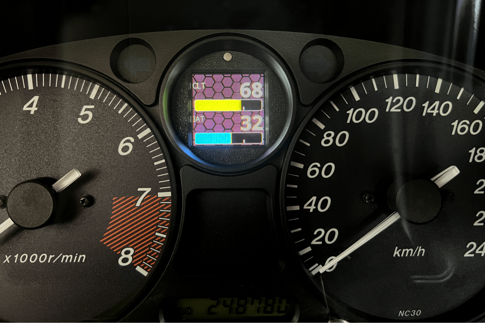 CANchecked Mazda NA Miata MX-5 MFA2.0 Multi Function Display | 1.5" Gen2 Cluster Install (LHD/RHD)