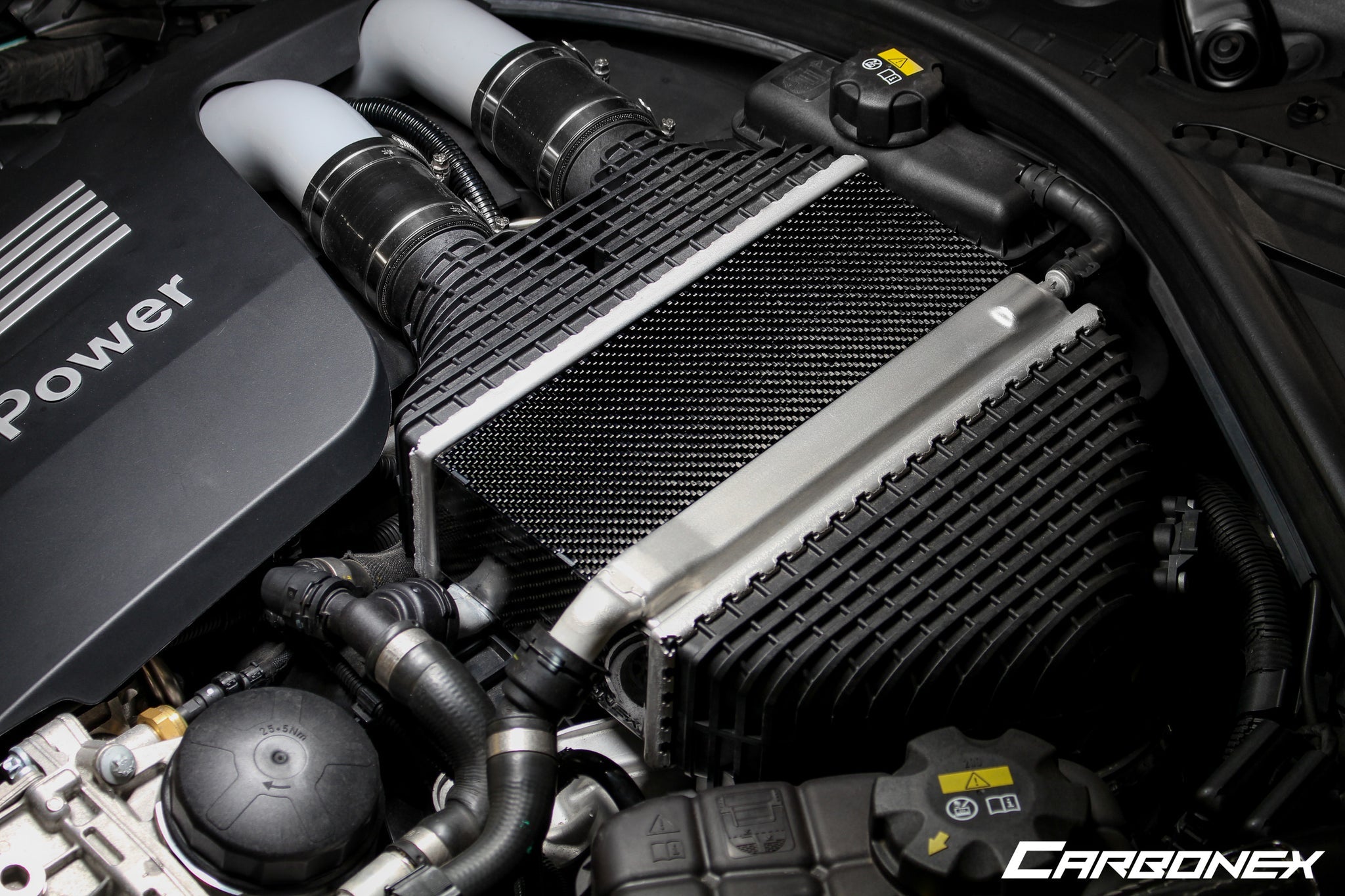 Carbonex F8X (S55) Carbon Charge Cooler Cover