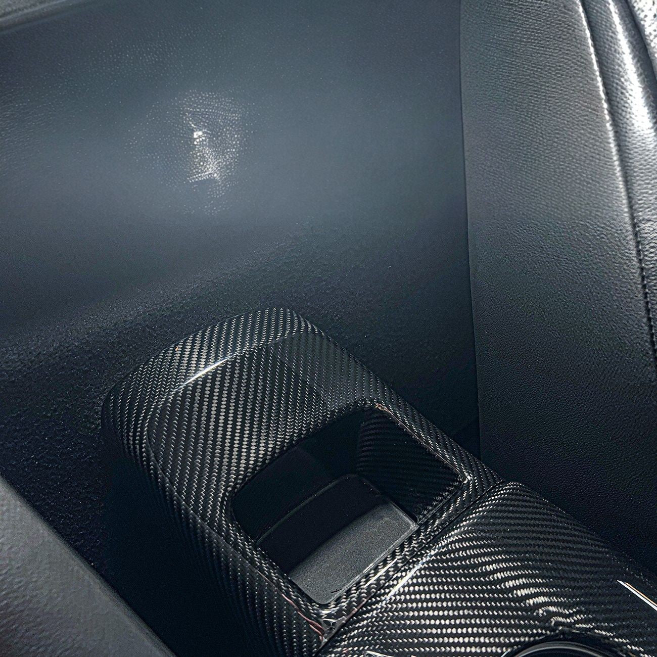 2020-Up Toyota GR Supra Carbon Fiber JDM Factory Style Rear Center Storage Compartment Cover