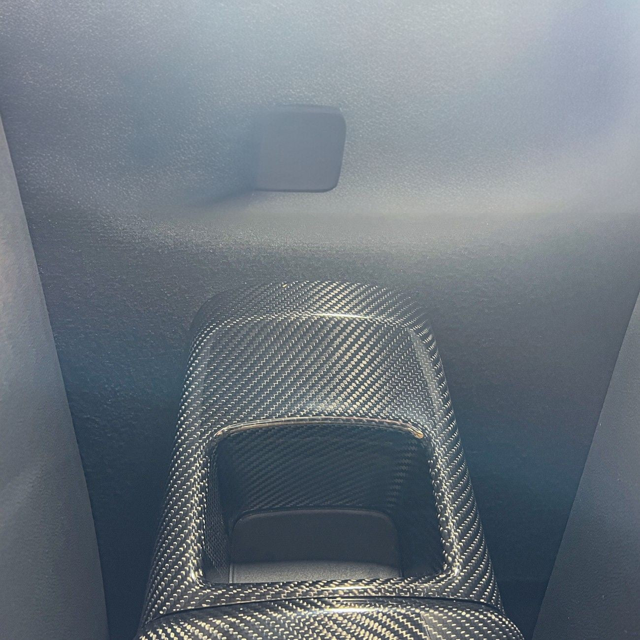 2020-Up Toyota GR Supra Carbon Fiber JDM Factory Style Rear Center Storage Compartment Cover