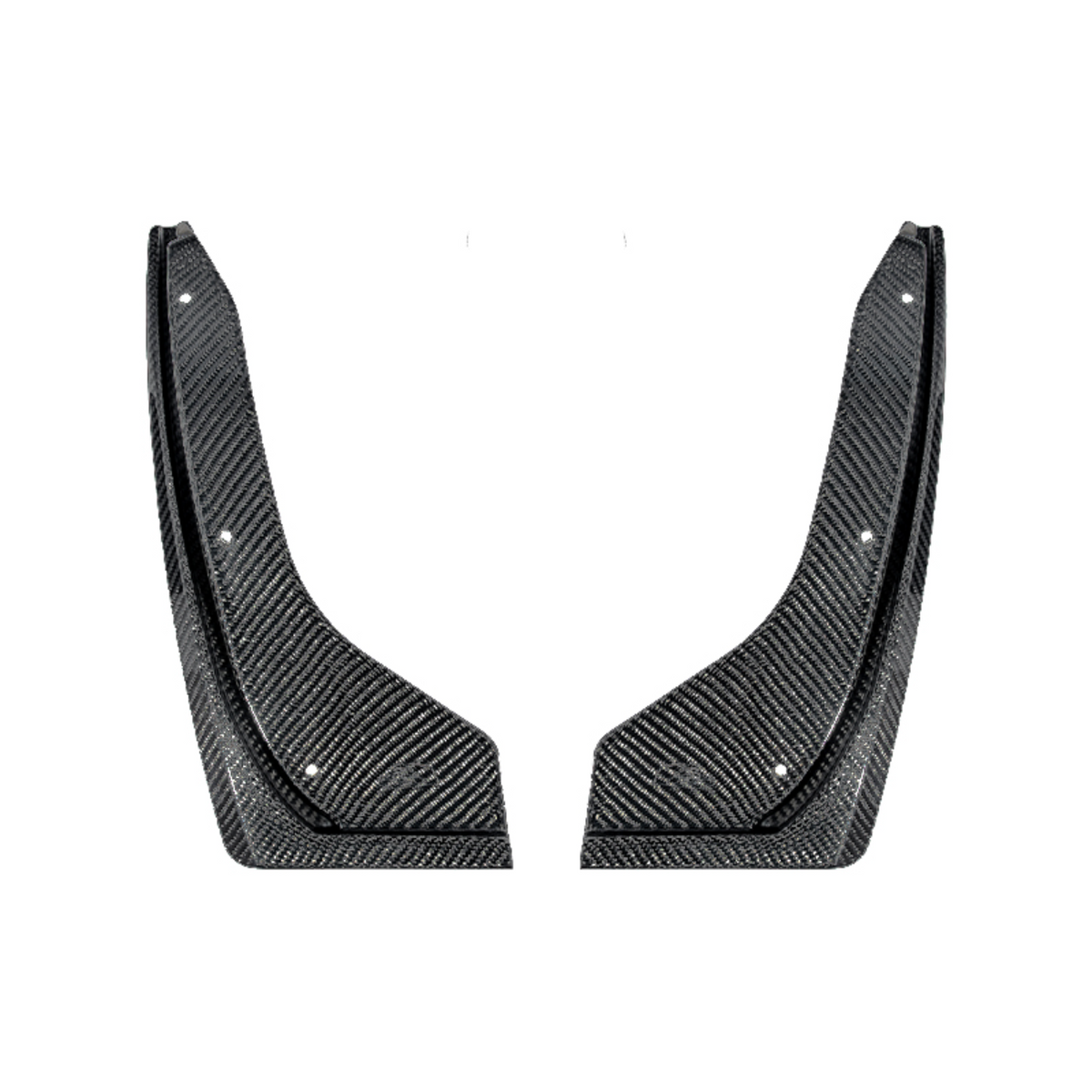 2020-2026 Cadillac CT4 & CT4-V Blackwing | Carbon Fiber Mud Flaps Splash Guards