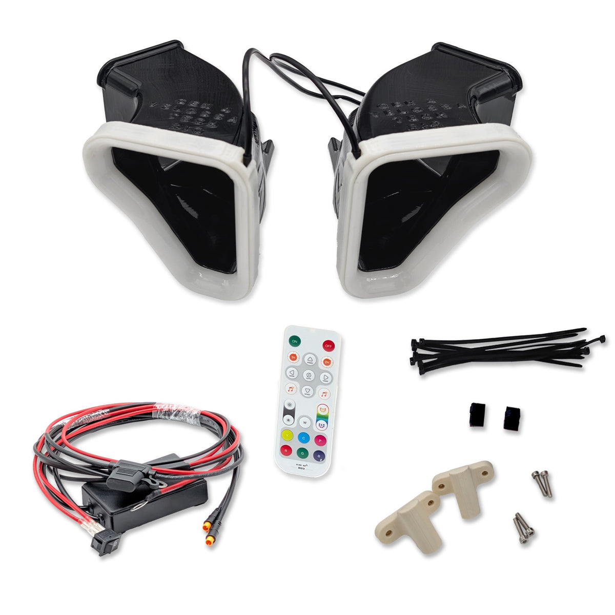2020+ Cadillac CT4-V Dual BIG MOUTH LIT KIT Ram Air Intake Snorkels - product image 1