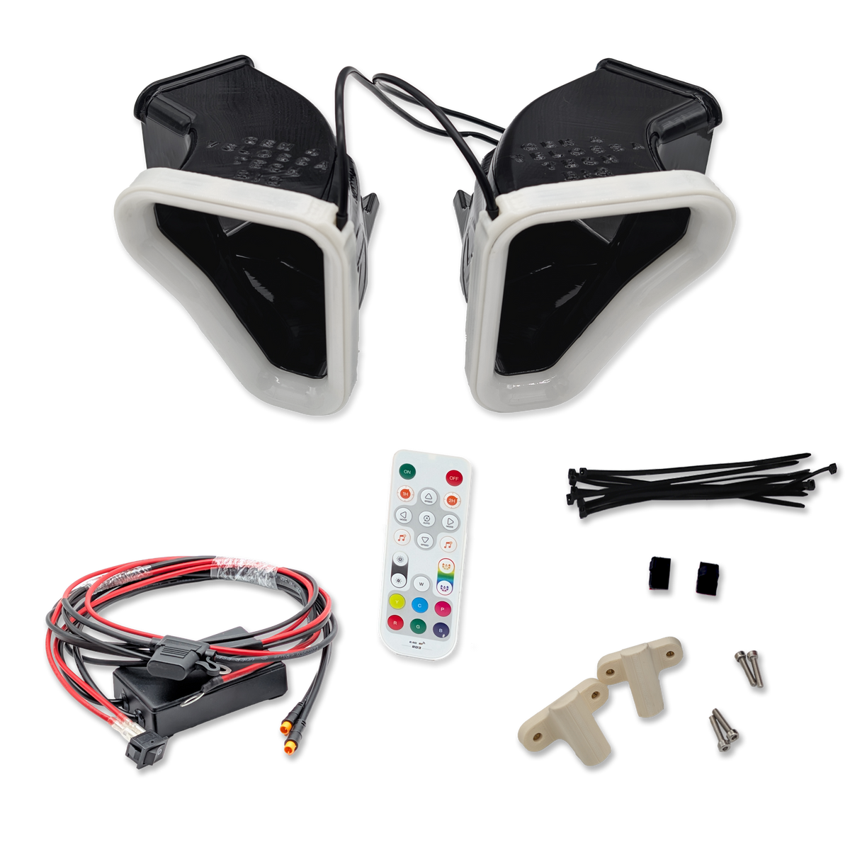 2020+ Cadillac CT5-V (3.0L) Dual BIG MOUTH LIT KIT Ram Air Intake Snorkels - product image 1