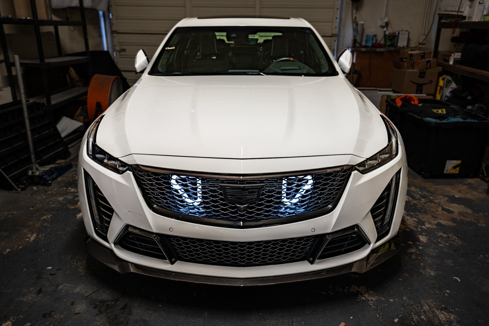 2022+ Cadillac CT5-V Blackwing Dual BIG MOUTH LIT KIT Ram Air Intake Snorkels-Ram Air Intake-Grocery Getter Performance