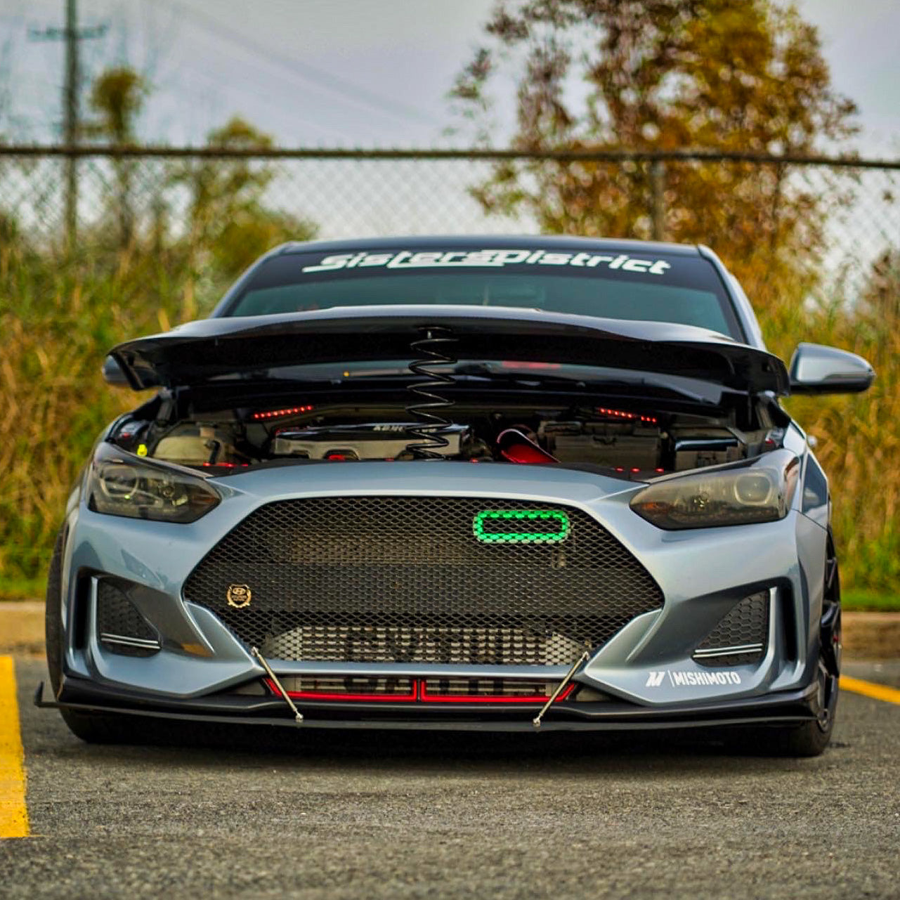2019-2022 Hyundai Veloster Turbo/R-Spec/Non-Turbo BIG MOUTH LIT KIT Ram Air Intake Snorkel-Ram Air Intake-Grocery Getter Performance