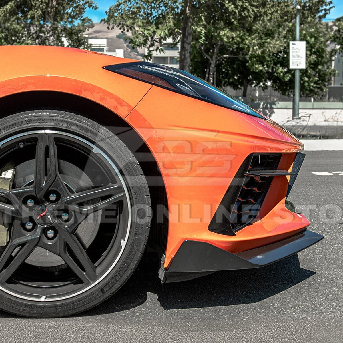Blemished / Outlet - Corvette C8 CARBON FIBER Front Splitter [5VM Package]