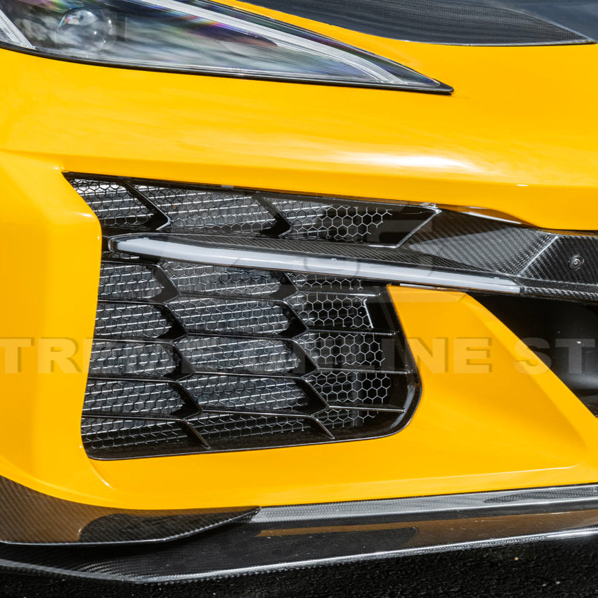 Corvette C8 Z06 Models Sequential LED DRL Light Bar Bezel Insert