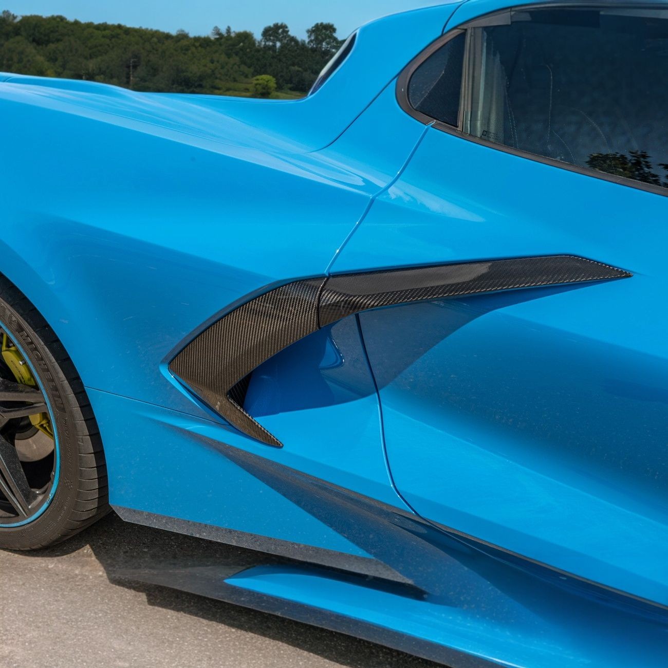 Corvette C8 Carbon Fiber Replacement Side Door Handles