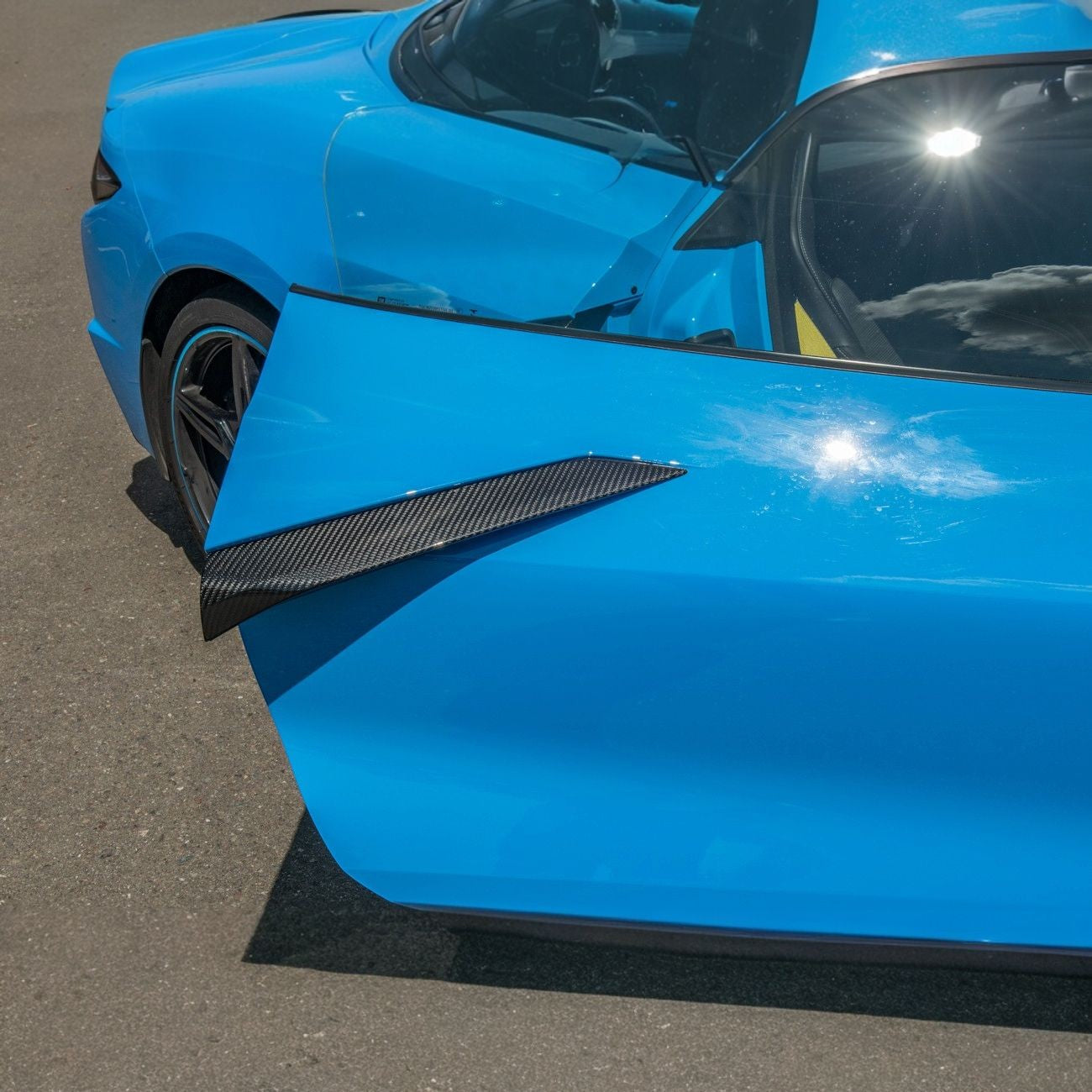 Corvette C8 Carbon Fiber Replacement Side Door Handles