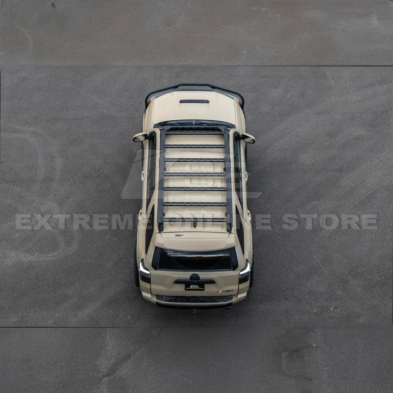 2010-24 Toyota 4Runner V2 Carbon Steel Black Top Roof Rack Cargo Carrier