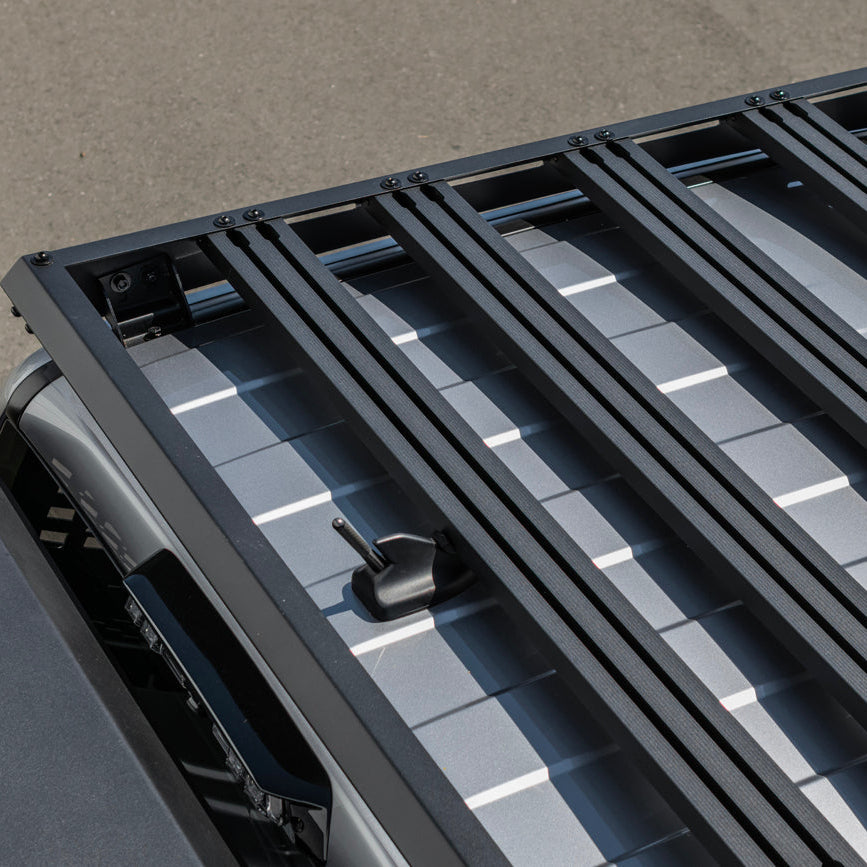 2024-Up Ford Ranger Carbon Steel Black Top Roof Rack Cargo Carrier