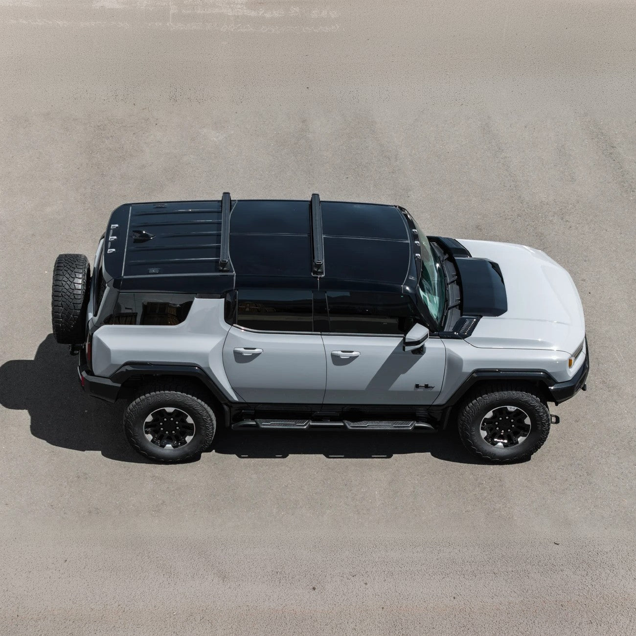 2022-Up GMC Hummer EV | Aluminum Roof Mounted Cargo & Luggage Cross Rail Rack