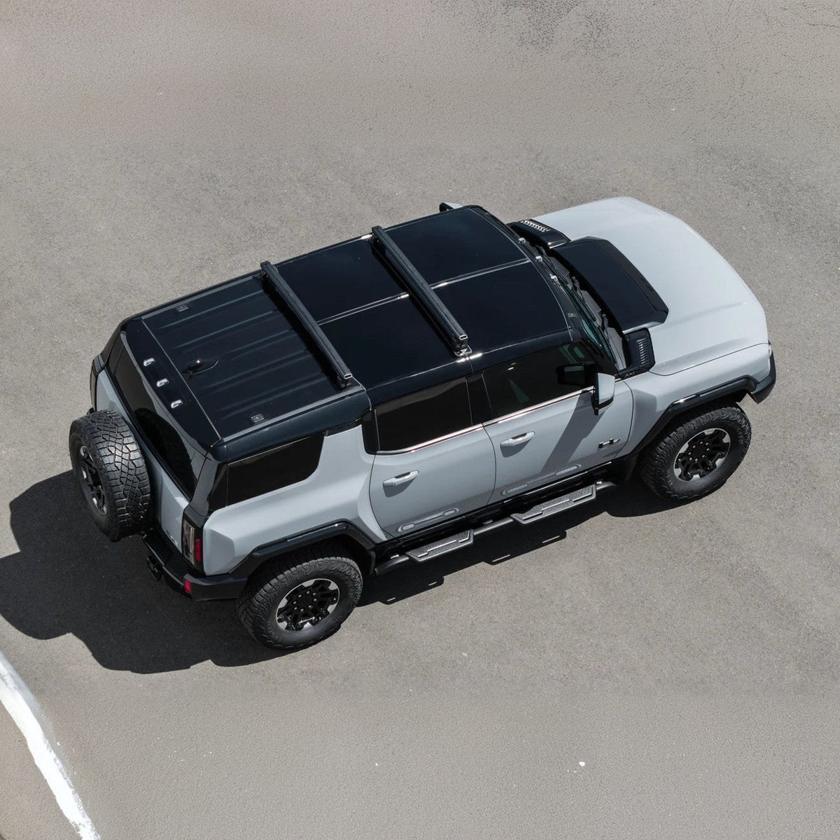 2022-Up GMC Hummer EV | Aluminum Roof Mounted Cargo & Luggage Cross Rail Rack