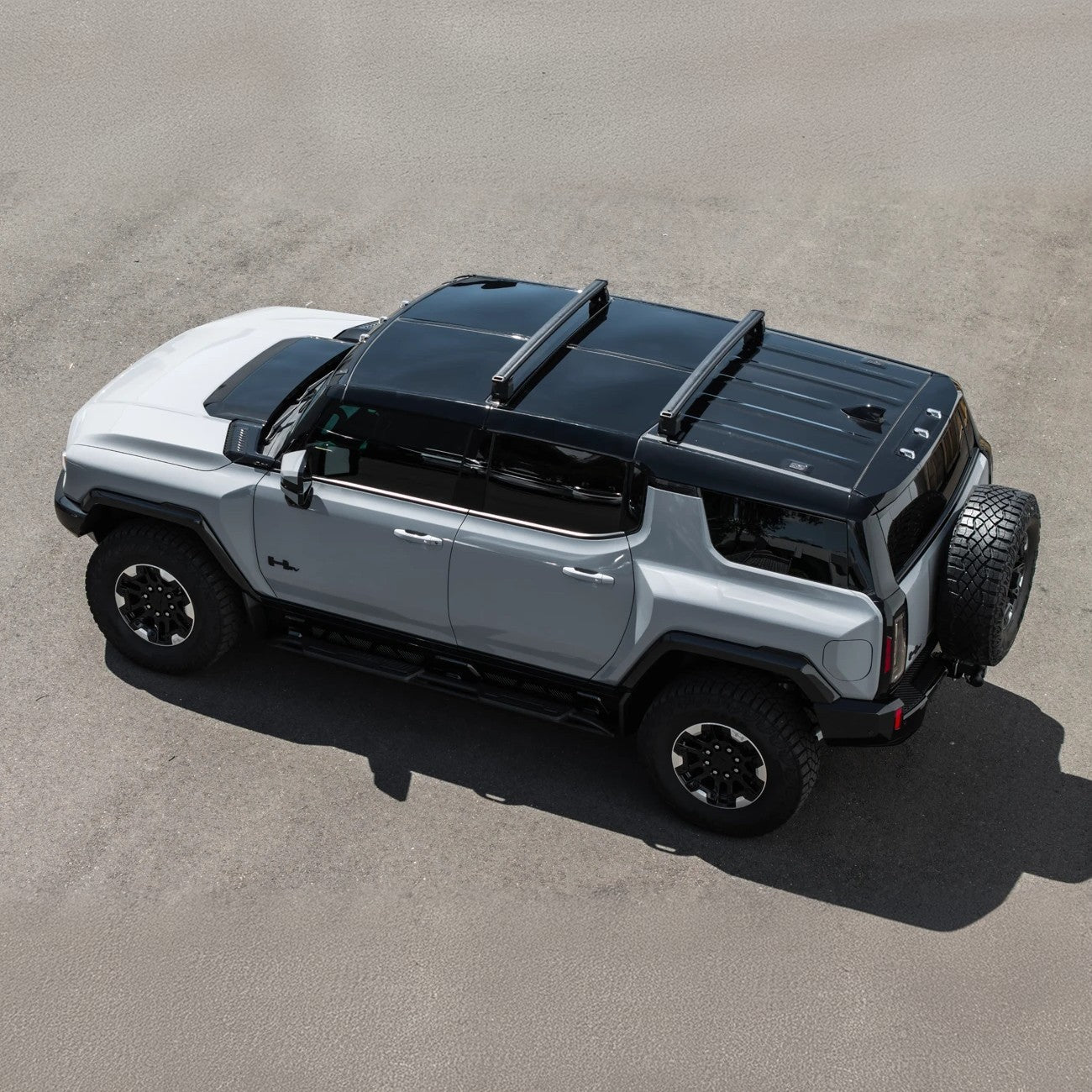 2022-Up GMC Hummer EV | Aluminum Roof Mounted Cargo & Luggage Cross Rail Rack