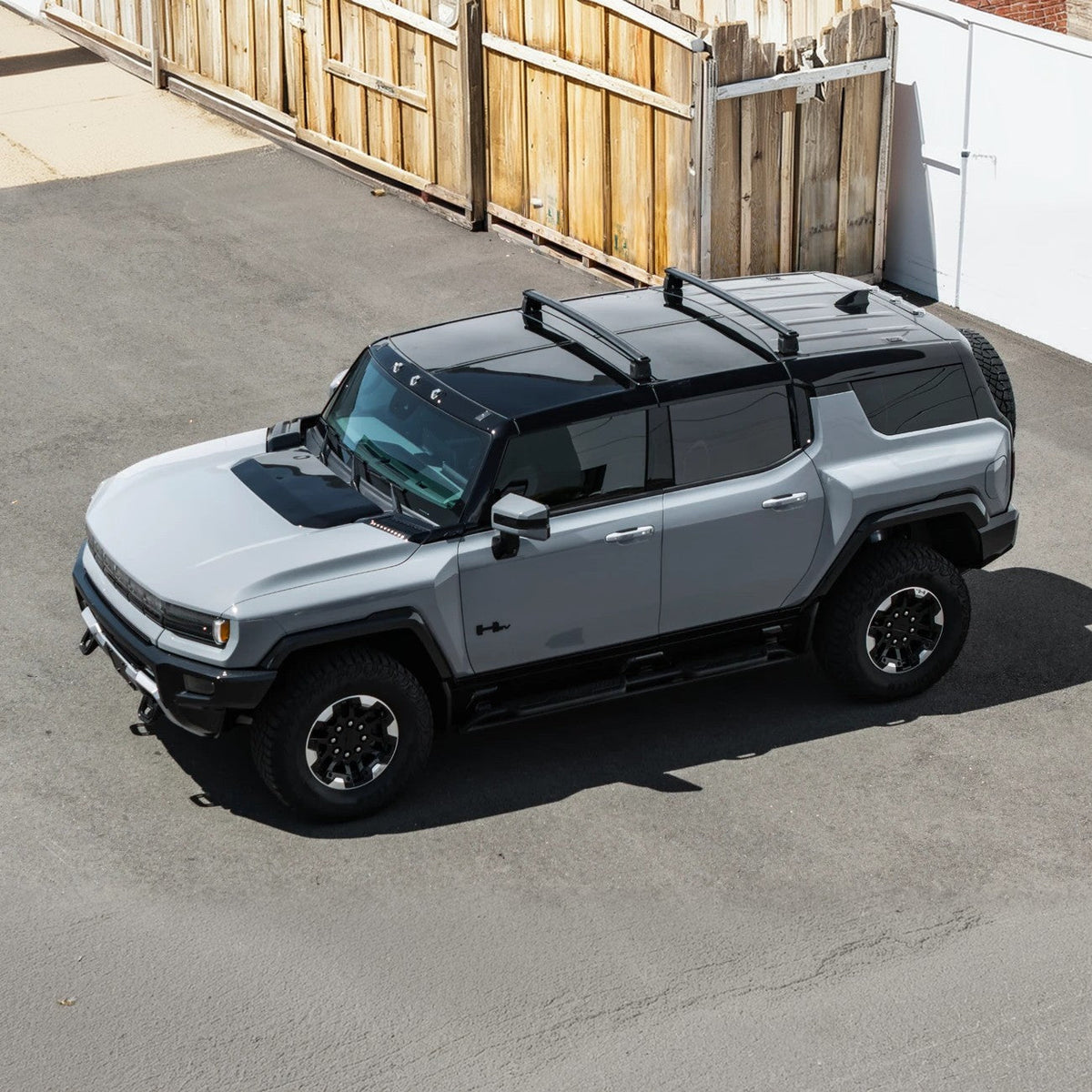 2022-Up GMC Hummer EV | Aluminum Roof Mounted Cargo & Luggage Cross Rail Rack