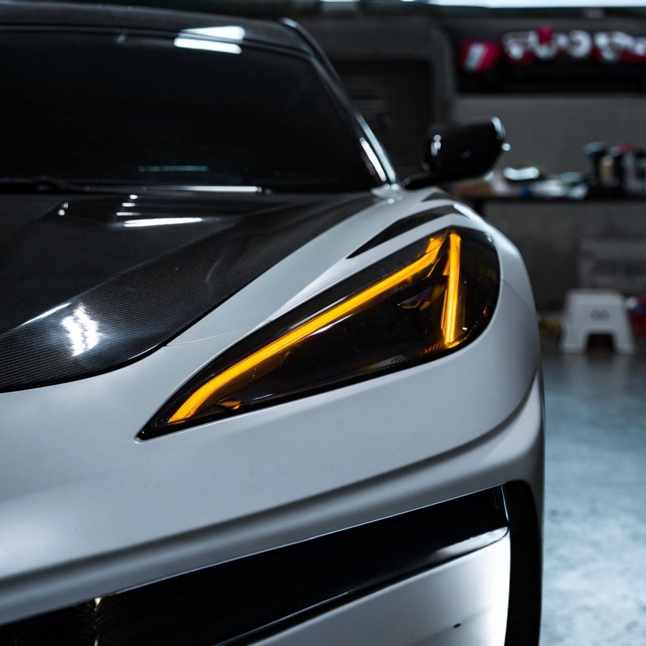 Corvette C8 GT Style Amber LED DRL Module Set