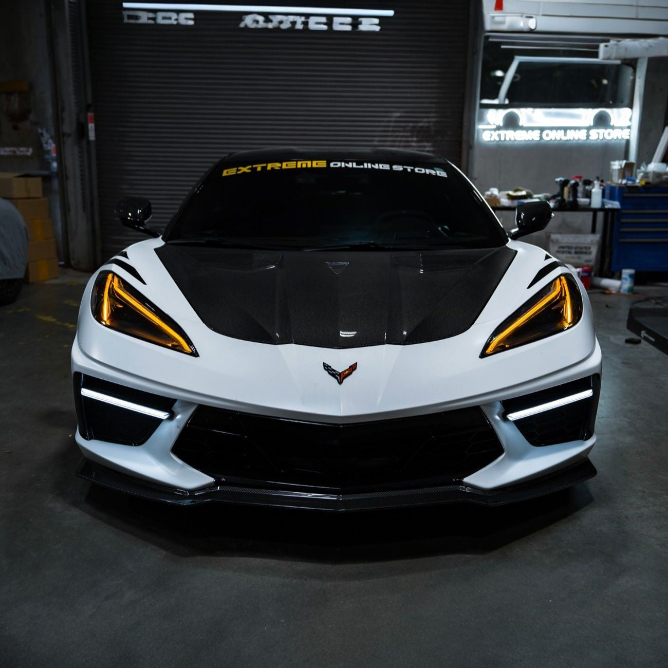 Corvette C8 GT Style Amber LED DRL Module Set