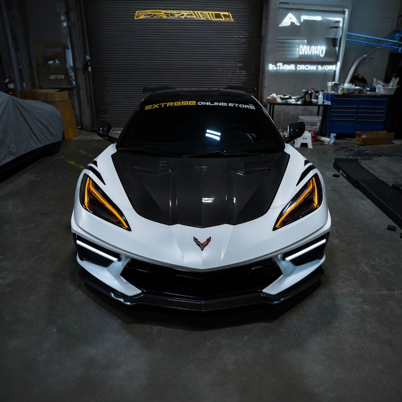 Corvette C8 GT Style Amber LED DRL Module Set