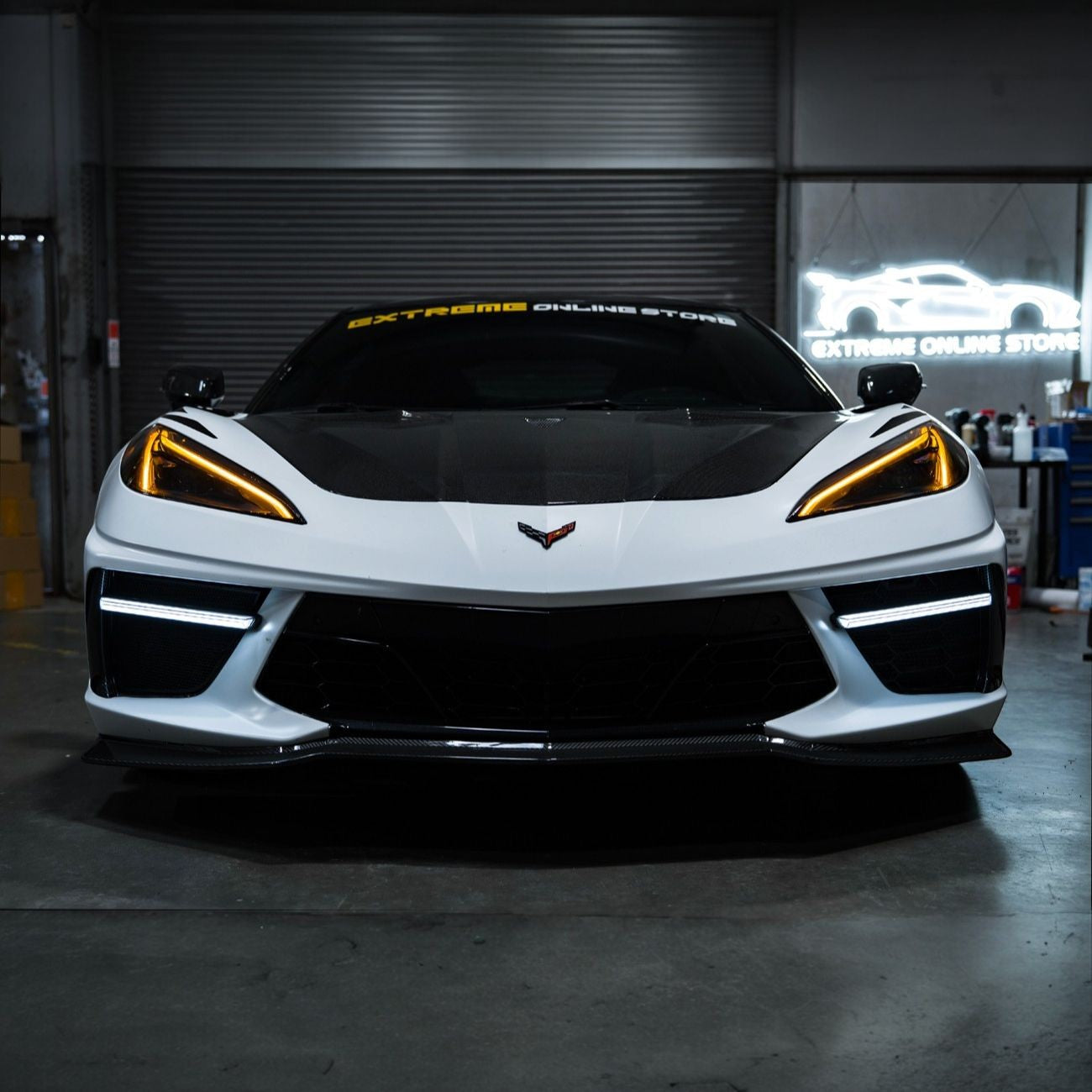 Corvette C8 GT Style Amber LED DRL Module Set
