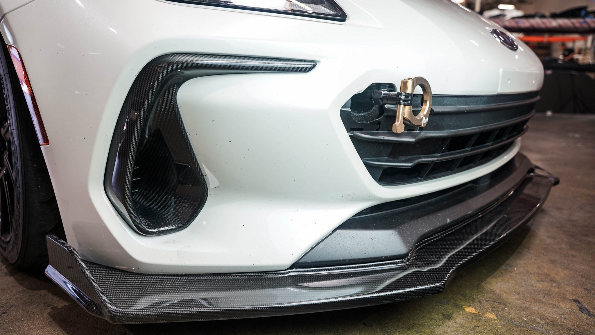 Carbon Fiber Subaru BRZ Front Bumper Scoop 2022+