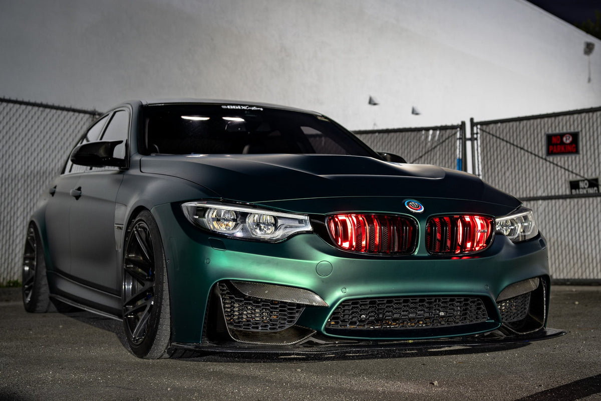 2014-2019 BMW M3 (F80) Dual BIG MOUTH LIT KIT Ram Air Intake Snorkels - product image 3