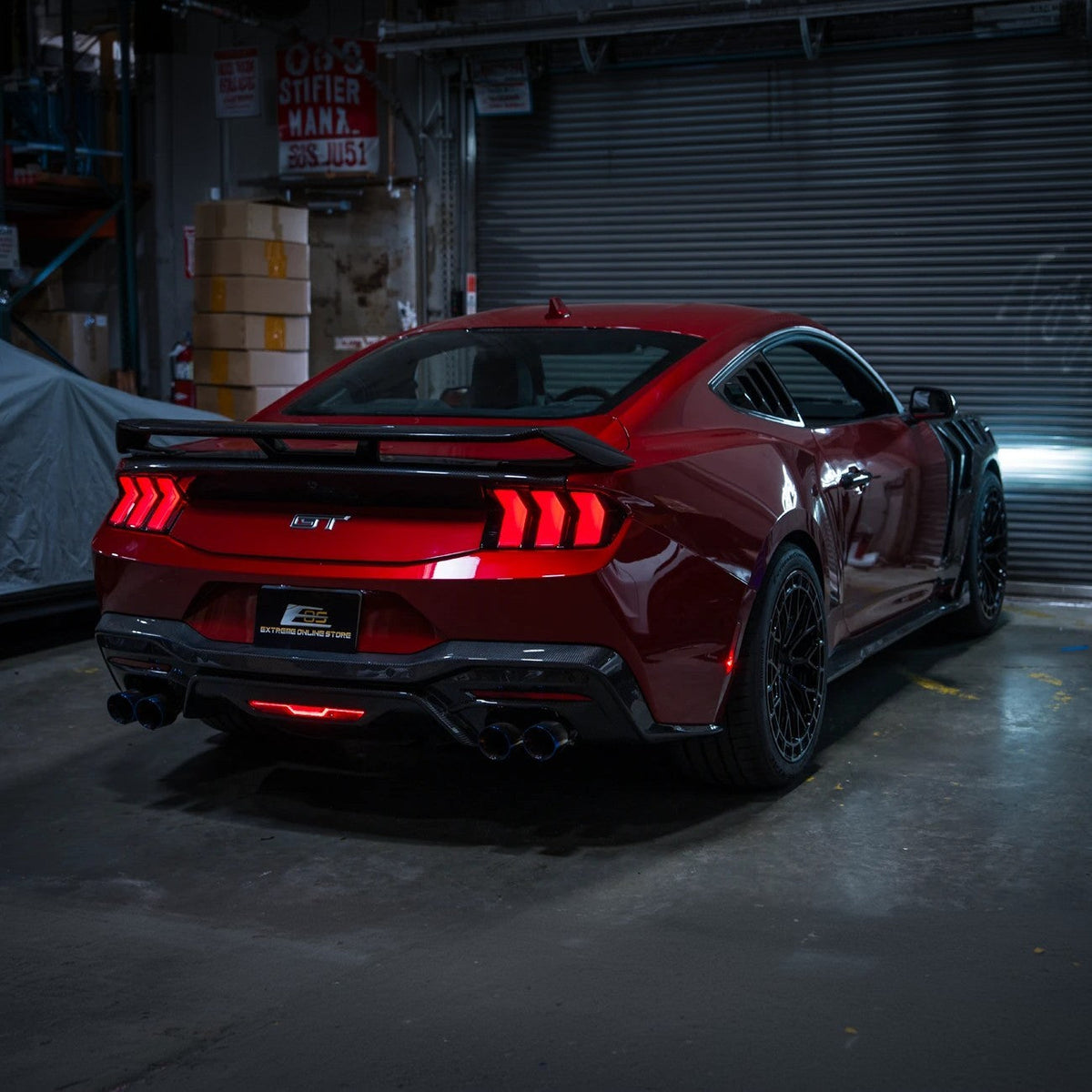 2024-Up Ford Mustang S650 EURO Sequential Signal LED Smoked Rear Taillights