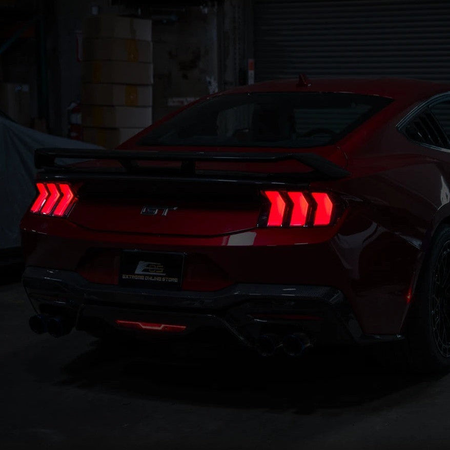 2024-Up Ford Mustang S650 EURO Sequential Signal LED Smoked Rear Taillights