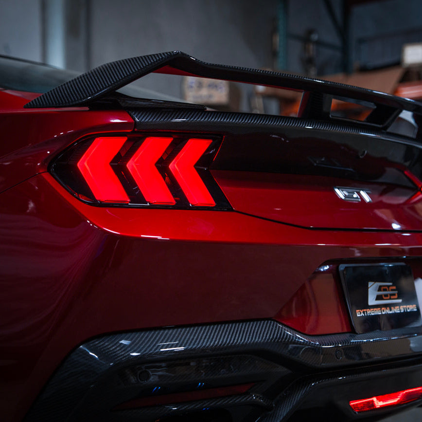 2024-Up Ford Mustang S650 EURO Sequential Signal LED Smoked Rear Taillights