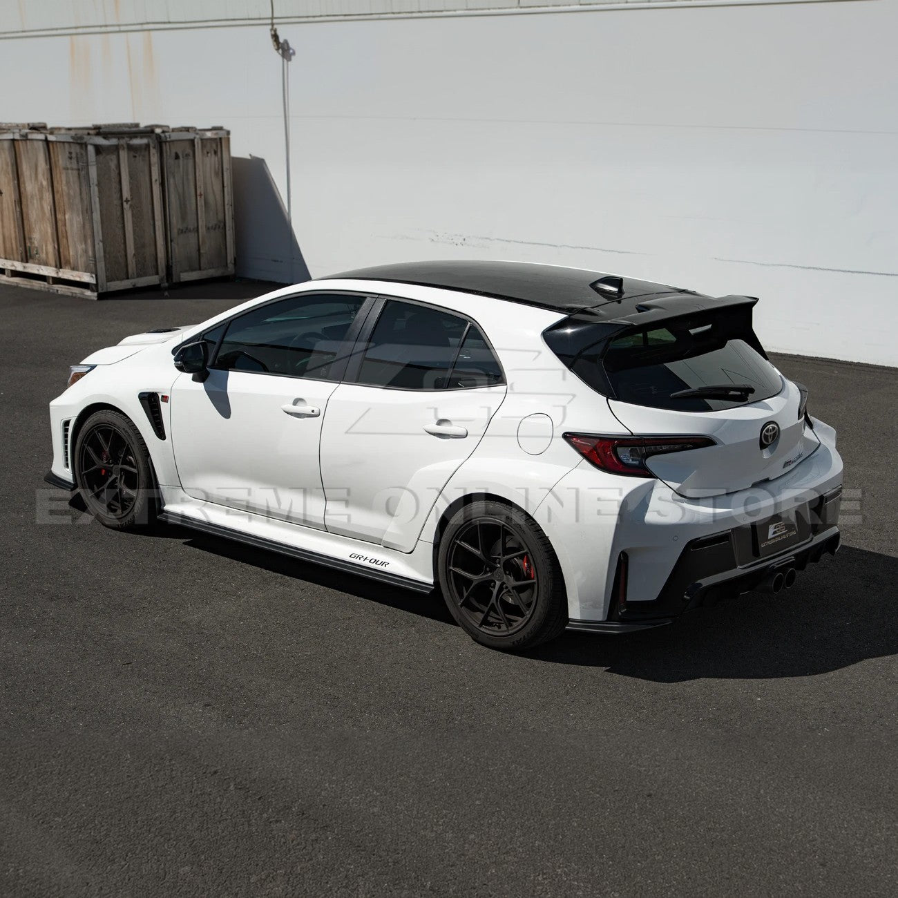 2025-Up GR Corolla GR Package Front Splitter Lip w/ Side Skirts