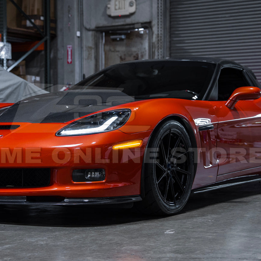 Corvette C6 Front & Rear Amber Light LED Side Markers Pair