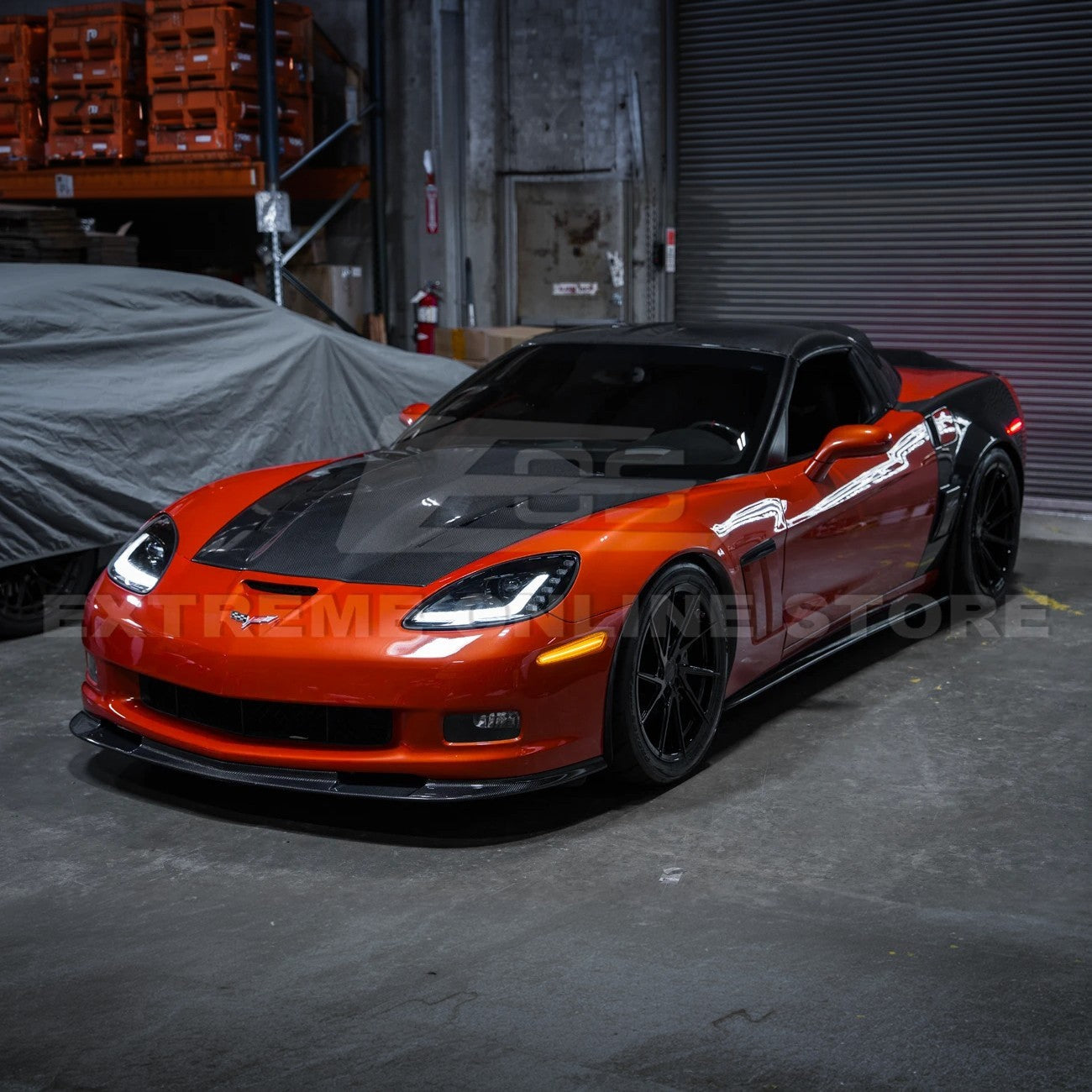 Corvette C6 Front & Rear Amber Light LED Side Markers Pair