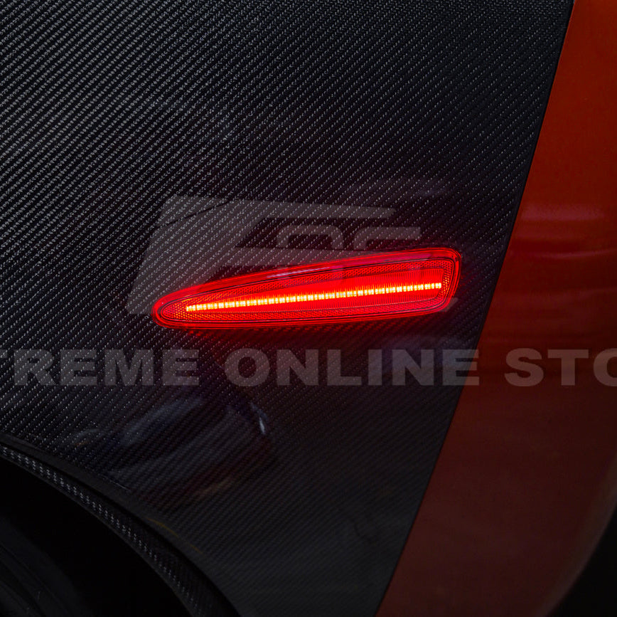 Corvette C6 Front & Rear Amber Light LED Side Markers Pair