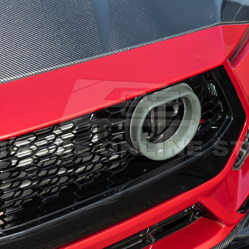 2024-Up Ford Mustang GTV Style Front Upper Grille LED Air Intakes