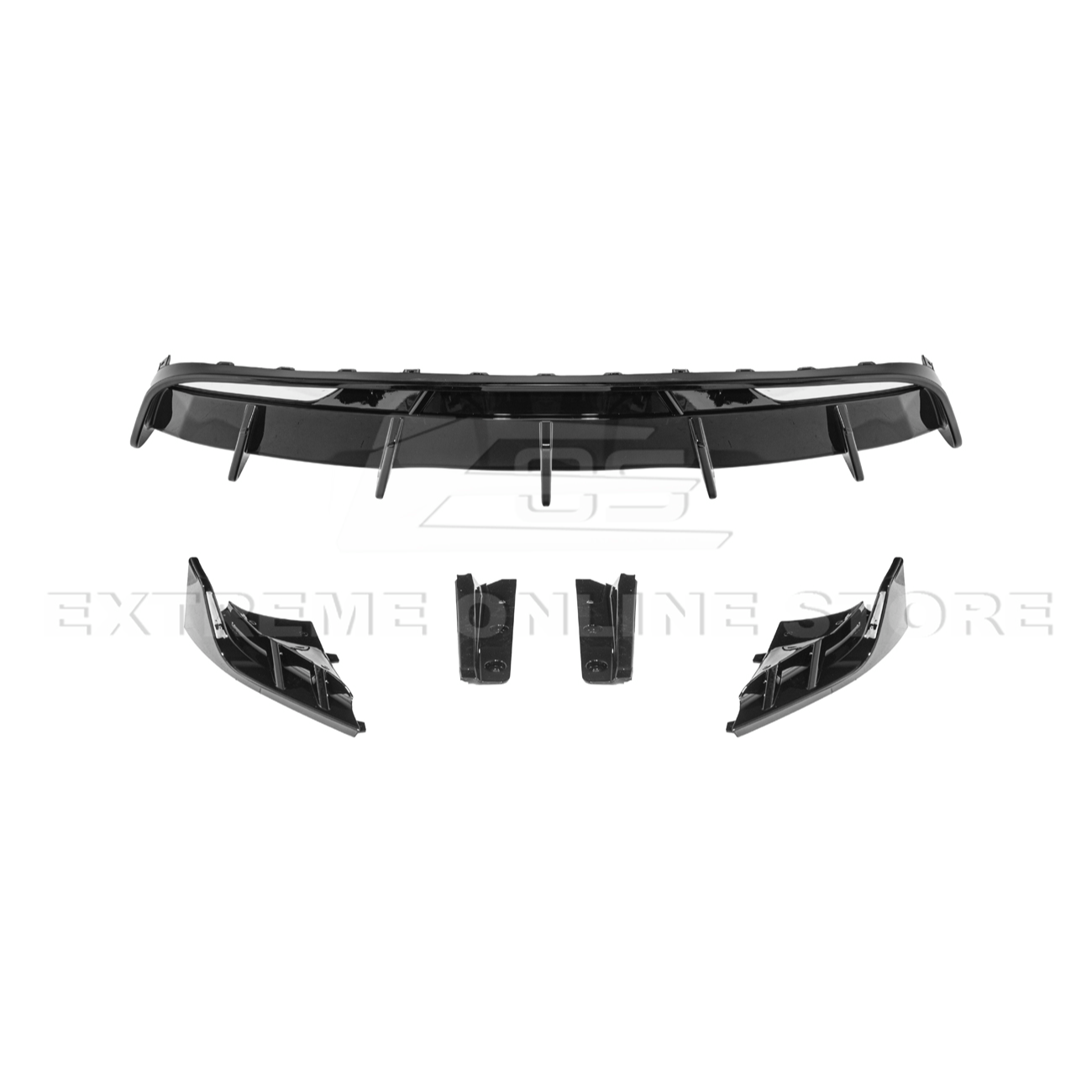 2024-Up Tesla Model 3 Performance Style Rear Bumper Diffuser Lip