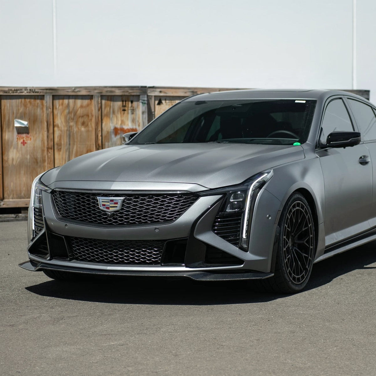 2025-Up Cadillac CT5-V Blackwing Carbon Fiber Factory Style Front Bumper Splitter Lip Replacement