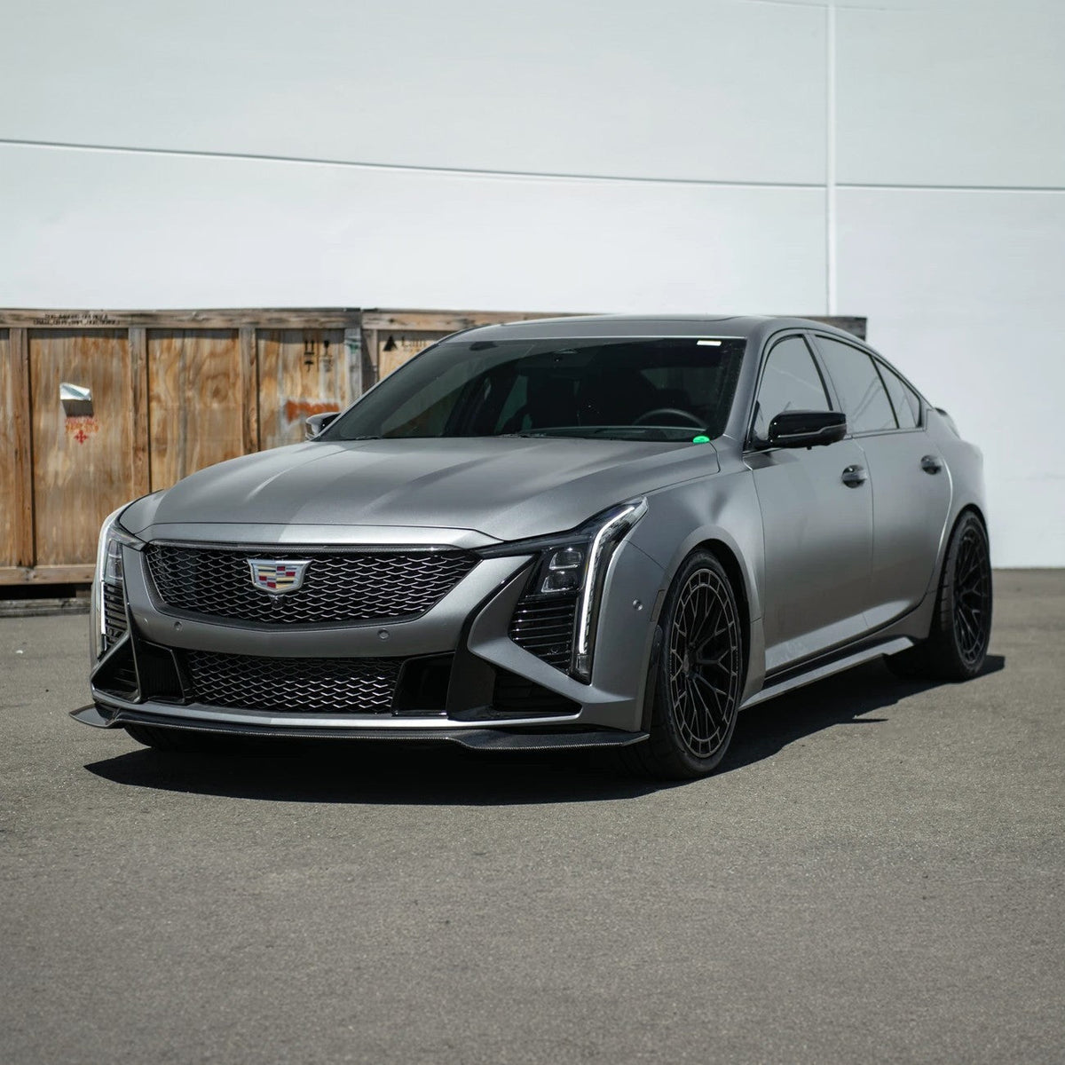 2025-Up Cadillac CT5-V Blackwing Carbon Fiber Factory Style Front Bumper Splitter Lip Replacement